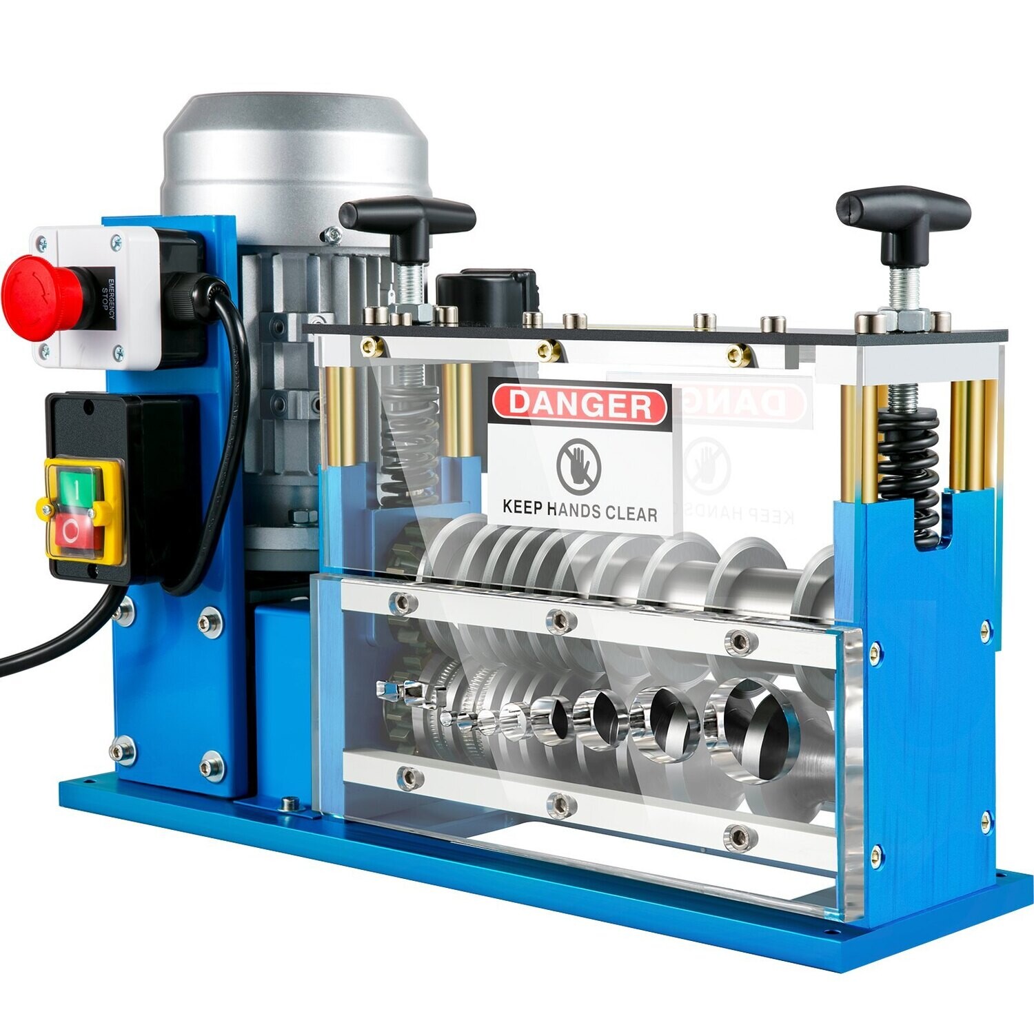 Automatic Electric Wire Stripping Machine, 0.06 inch-0.15 inch, 11 Channels 10 Blades