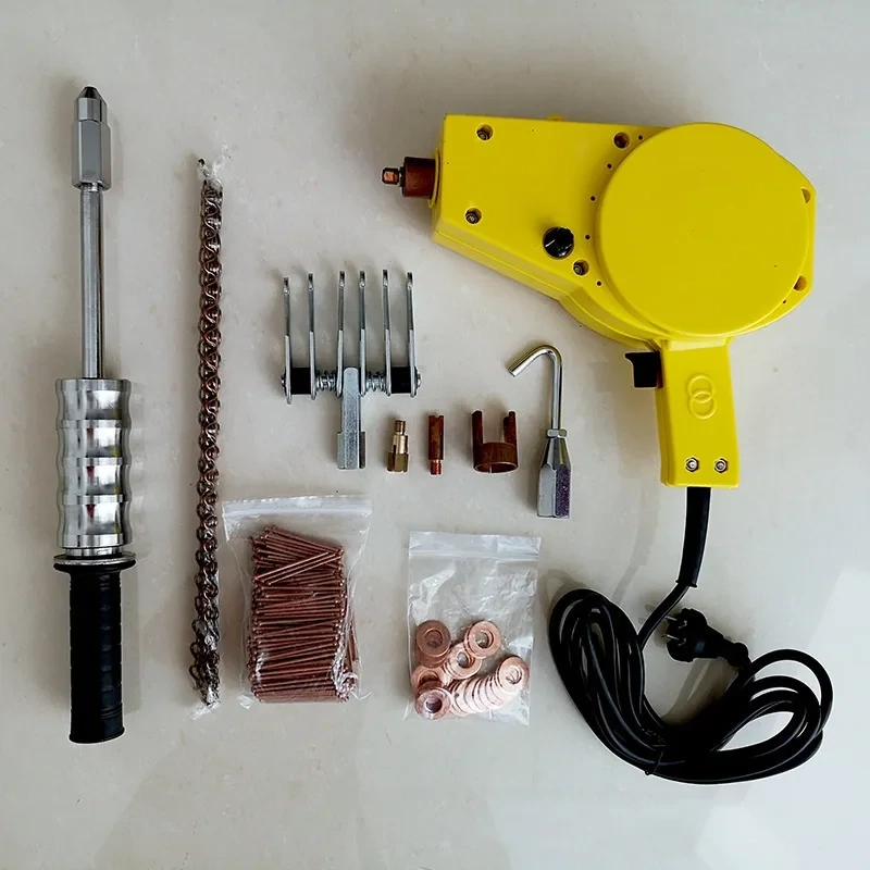 Auto Body Stud Welder Starter Kit – 800VA 220V Repair Tool with Slide Hammer for Dent Removal