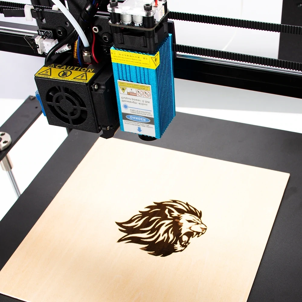 12V CNC Laser Module – 5.5W Laser Head with 450nm Wavelength for Precision Engraving and Cutting