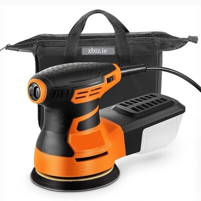 Palm Sander 5 Inch 350W Random Orbital Sander w/Dust Collection Box