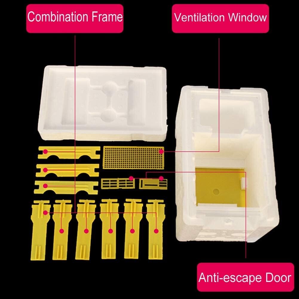 Bee Hive Box for Harvest and Pollination – Ideal Beekeeping Tool for Bee Mating and Copulation, Perfect for Beekeepers