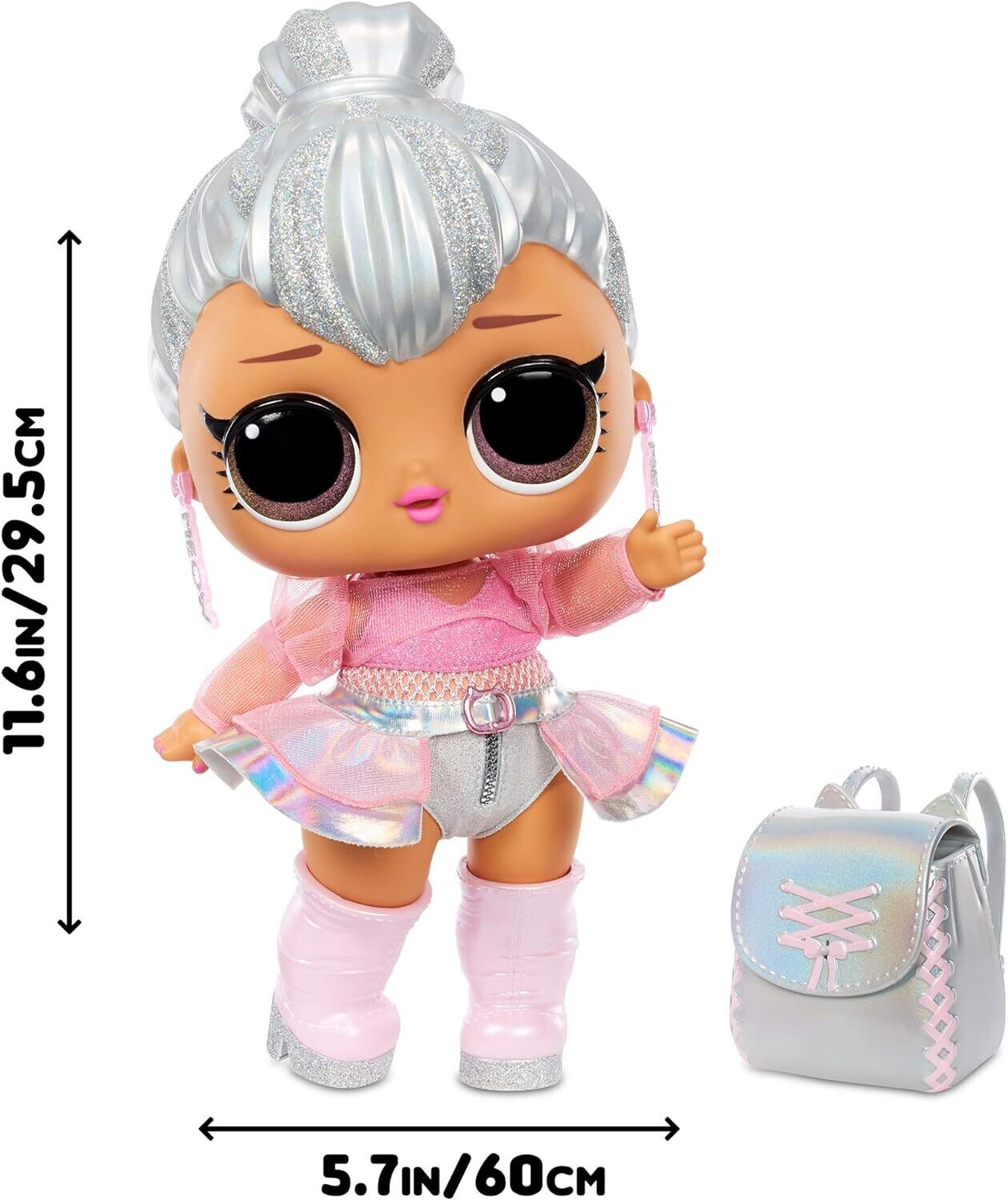 Bon Bon Large Doll with Fashion Surprises – Collectible Doll with Stylish Accessories and Hidden Surprises