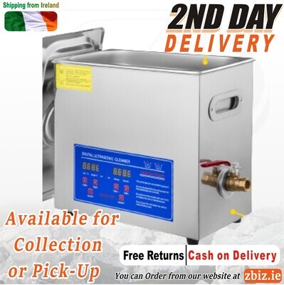 480W 22L Ultrasonic Cleaner with Digital Timer - Powerful and Efficient Cleaning Solution for Jewelry, Glasses, and More - Ideal for Professional and Home Use