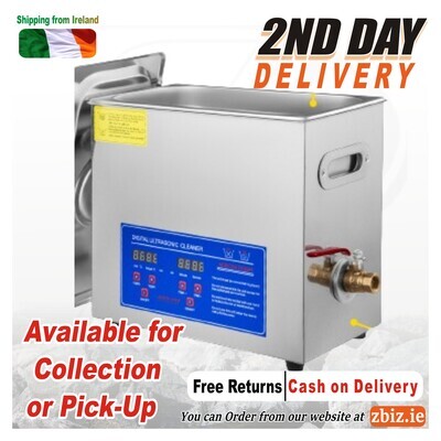6L Ultrasonic Washing Machine Tub Cleaner - Effective Ultrasonic Cleaner for Deep Cleaning and Maintenance of Washing Machines