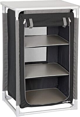 Camping Storage Cupboard With 3 Internal Shelves
