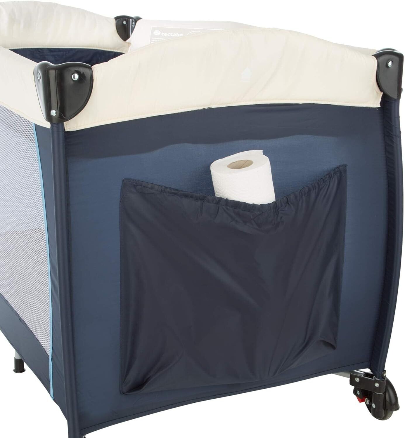 Children&#39;s Travel Bed, Height-Adjustable with Baby Insert, Multiple Colours, Portable Travel Cot for Kids