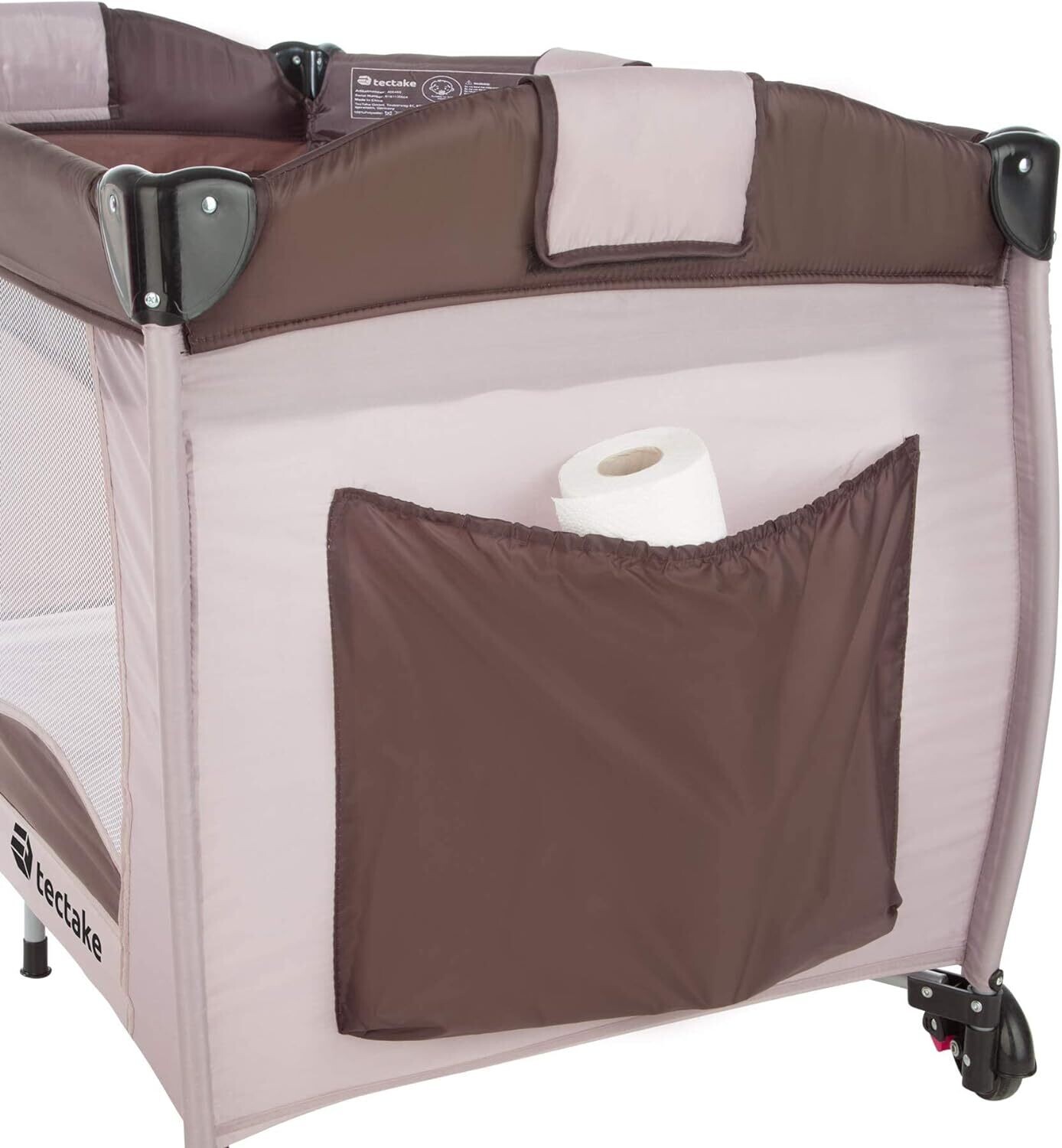 Children&#39;s Travel Bed, Height-Adjustable with Baby Insert, Multiple Colours, Portable Travel Cot for Kids