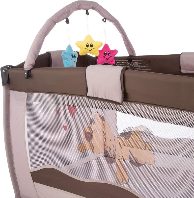 Children&#39;s Travel Bed Height-Adjustable with Baby Insert Various Colours Children&#39;s Travel Cot