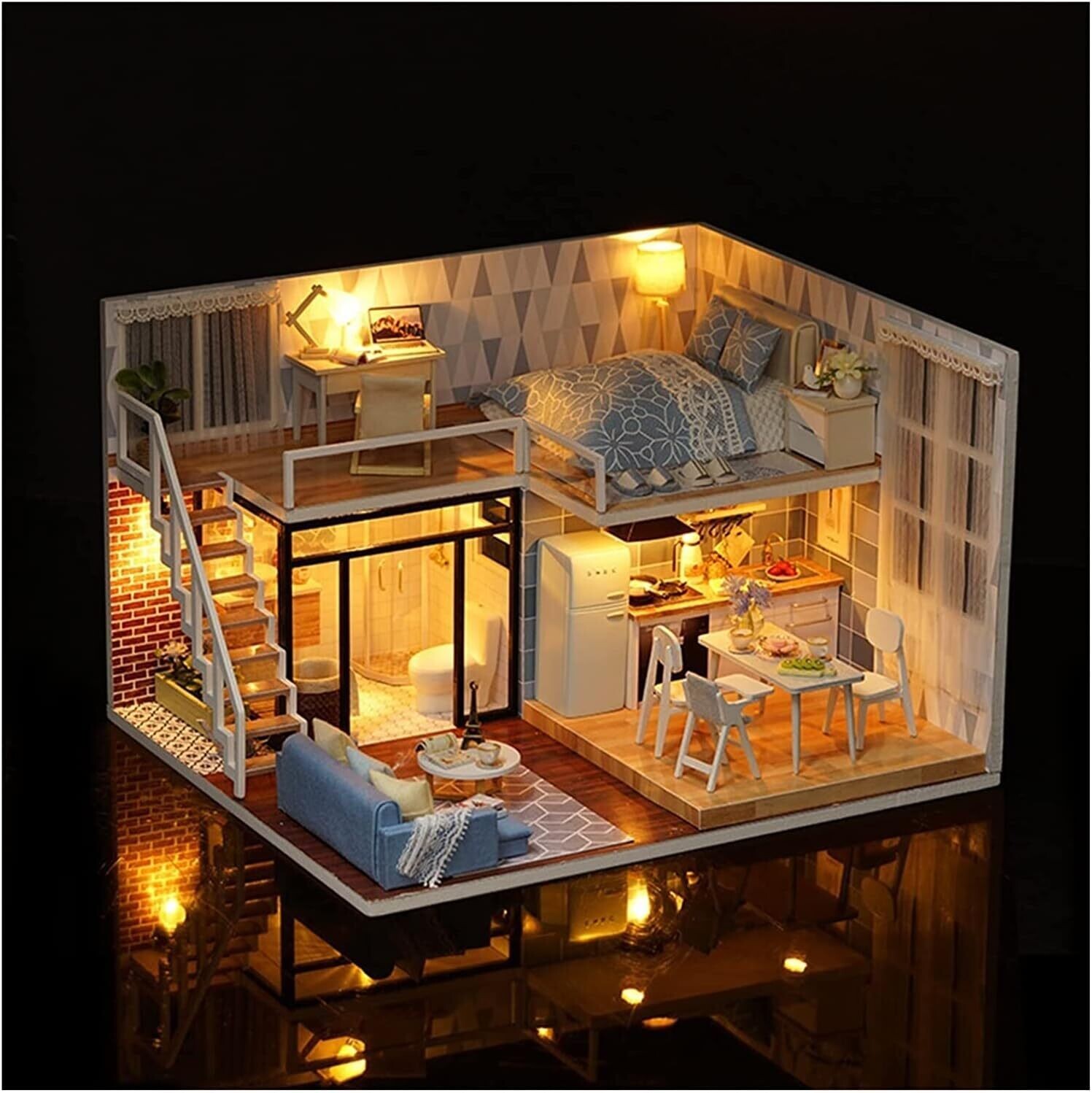 Doll House Wooden – Classic Wooden Doll Houses for Children, Imaginative Play and Creative Fun