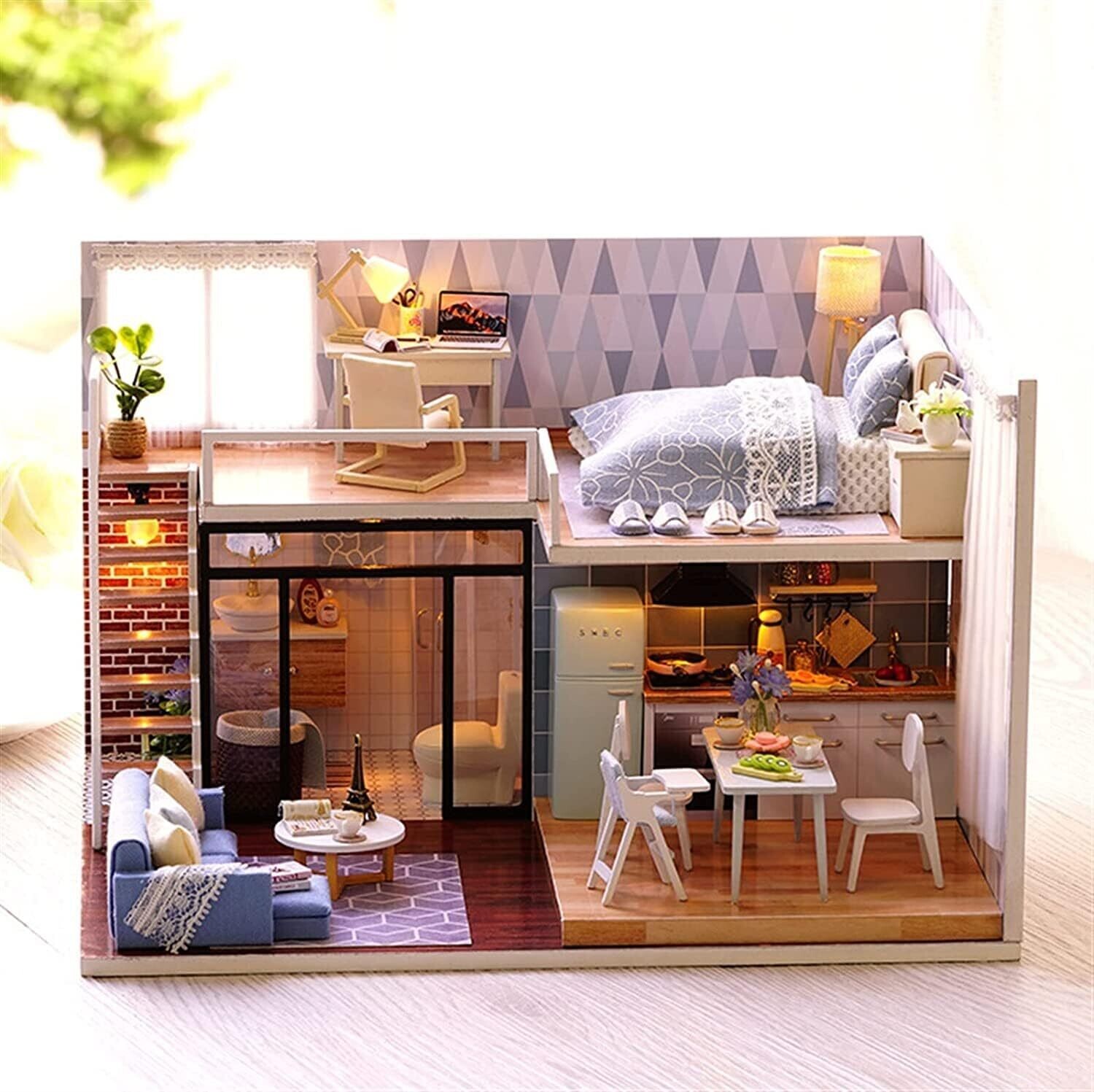 Doll House Wooden – Classic Wooden Doll Houses for Children, Imaginative Play and Creative Fun