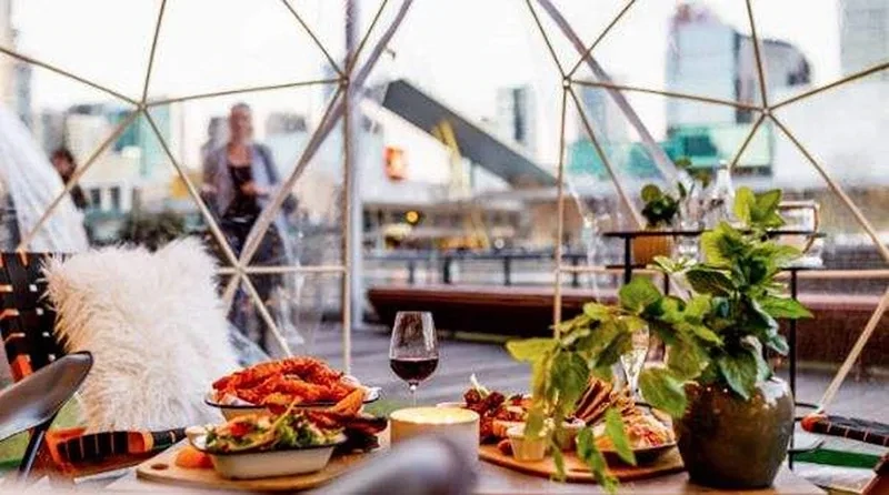 Geo Dome Luxury Transparent Tent – Stylish Clear Dome Tent for Glamping, Outdoor Events, and Special Occasions