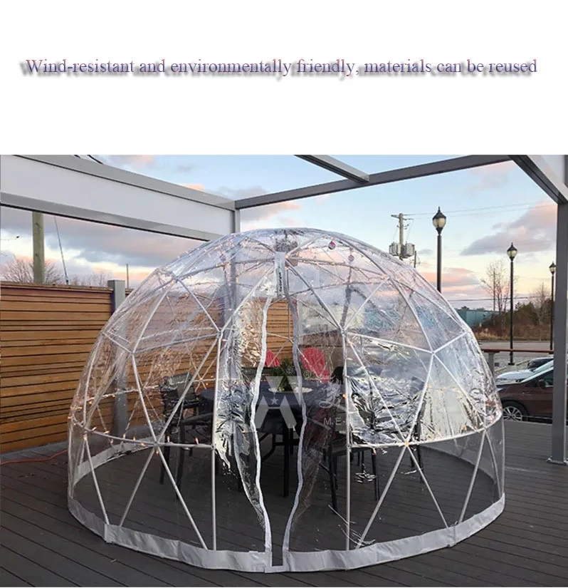 Geo Dome Luxury Transparent Tent – Stylish Clear Dome Tent for Glamping, Outdoor Events, and Special Occasions
