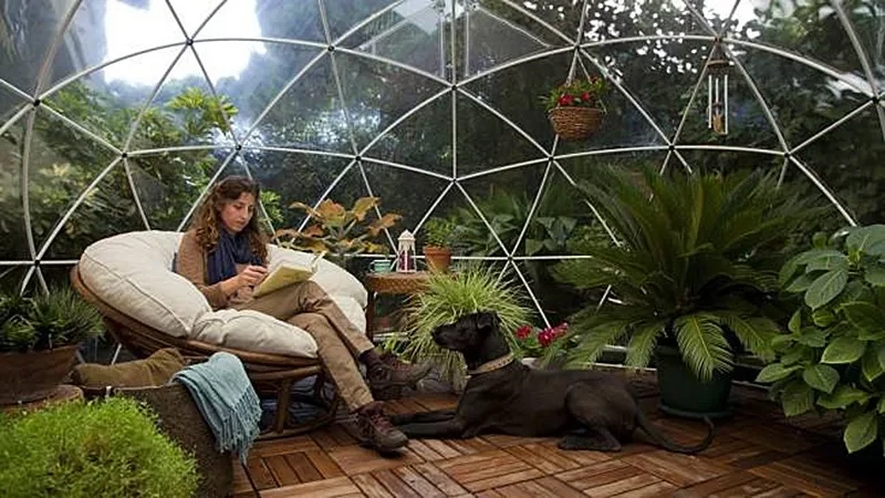 Geo Dome Luxury Transparent Tent – Stylish Clear Dome Tent for Glamping, Outdoor Events, and Special Occasions