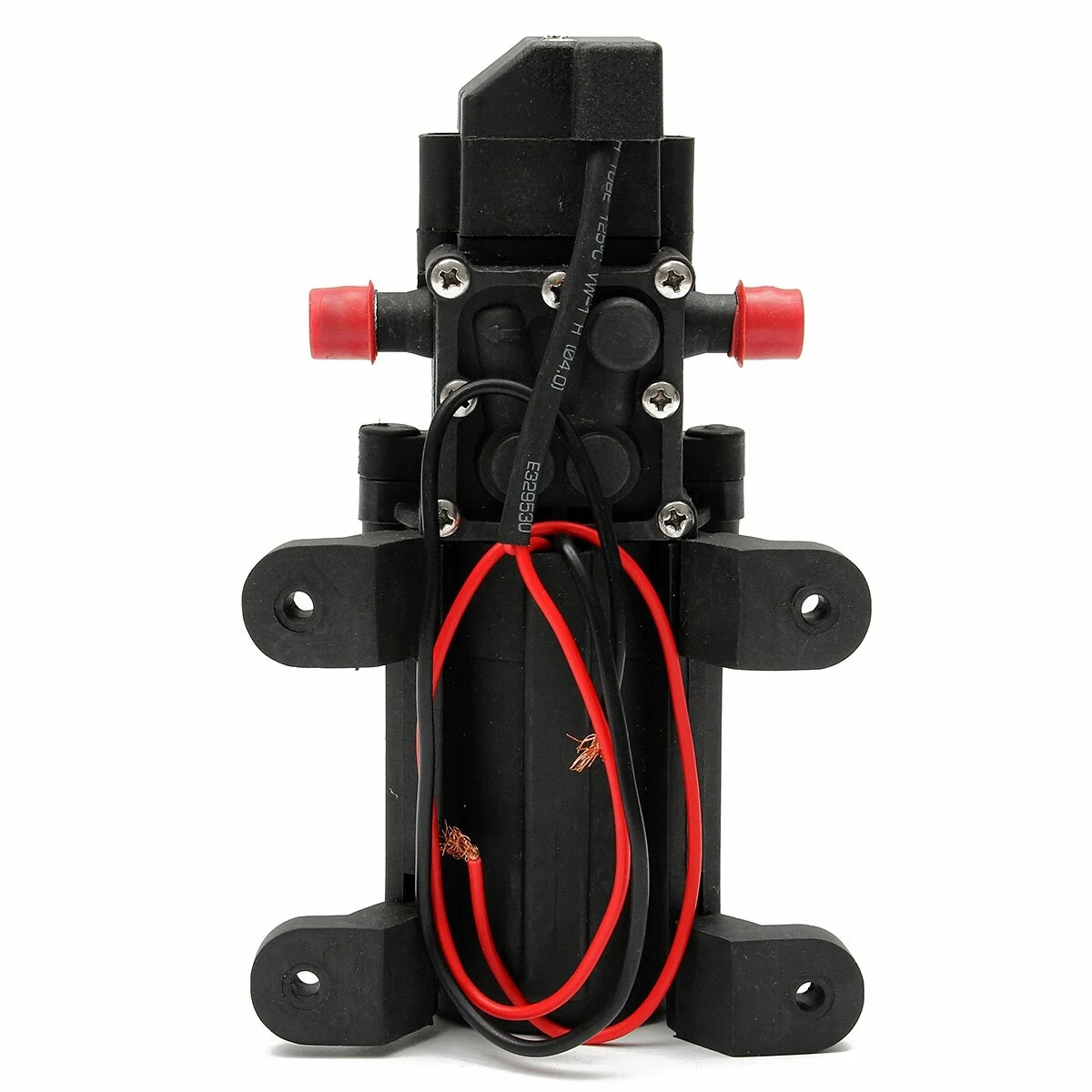 DC 12V 130PSI High-Pressure Diaphragm Water Pump Self Priming Automatic Switch for RV, Boat, and Home Use 6L/Min