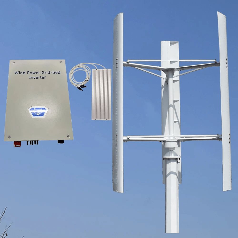 3 Blades 30KW 50KW Vertical Axis Wind Turbine Generator 48V 96V 120V 220V 380V