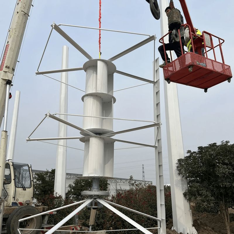 3 Blades 30KW 50KW Vertical Axis Wind Turbine Generator 48V 96V 120V 220V 380V