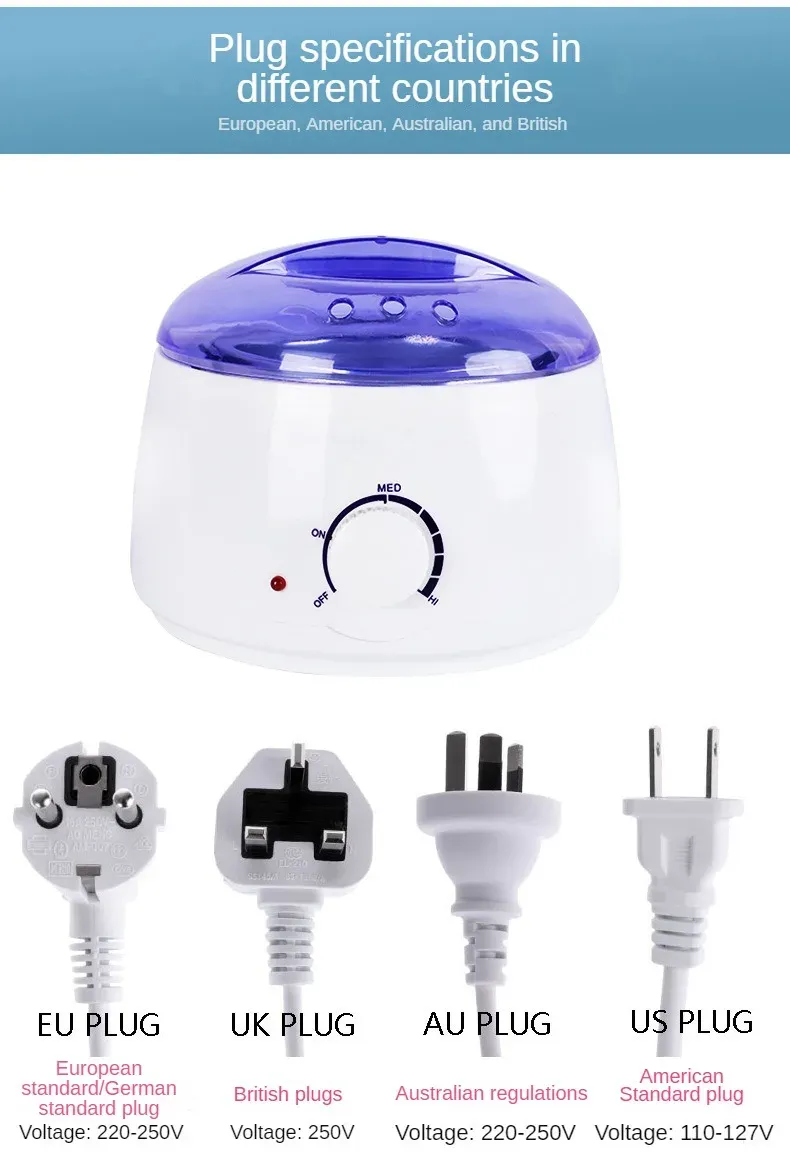 High-Quality Hair Removal Device Wax Heater: Depilatory Epilator for Melted Wax Beans, Professional Heating Device for Home Beauty Salon Use