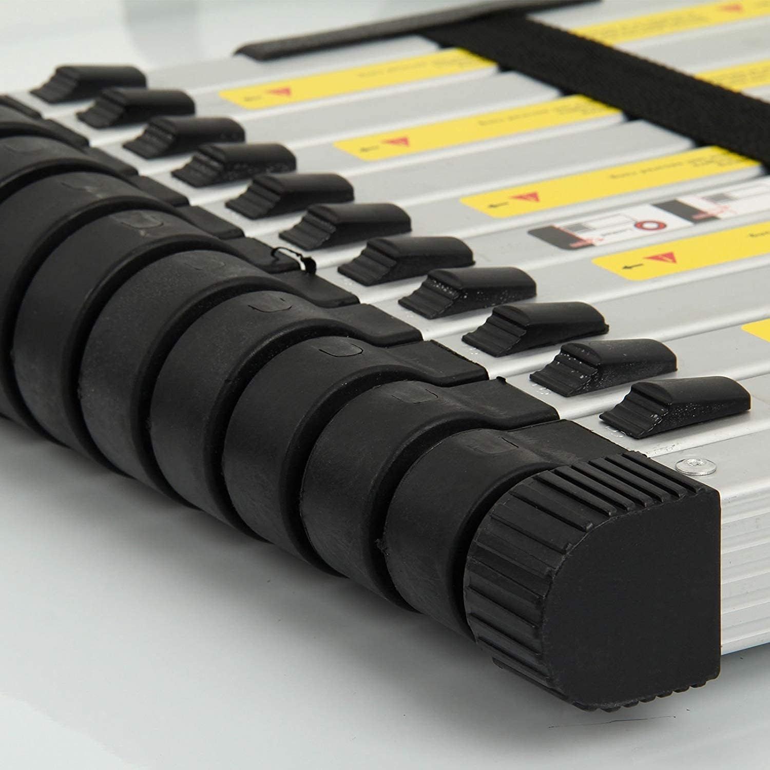 2.6M, Aluminum Multi-Purpose Extendable Telescoping Ladder (8.5ft/2.6m), Max Load 150kg/330lb