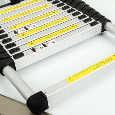 2.6M, Aluminum Multi-Purpose Extendable Telescoping Ladder (8.5ft/2.6m), Max Load 150kg/330lb