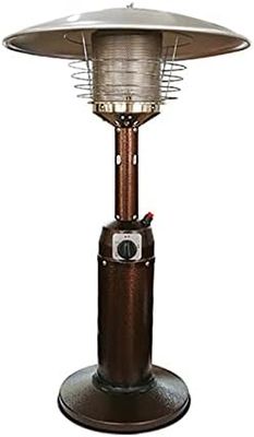 Table Top Gas Patio Heater Portable Outdoor Steel Garden Heater With Hose And Regulator