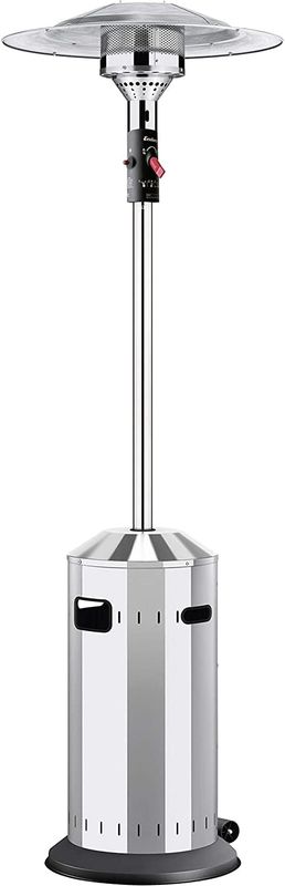 Enders Elegance Gas Patio Heater, Silver