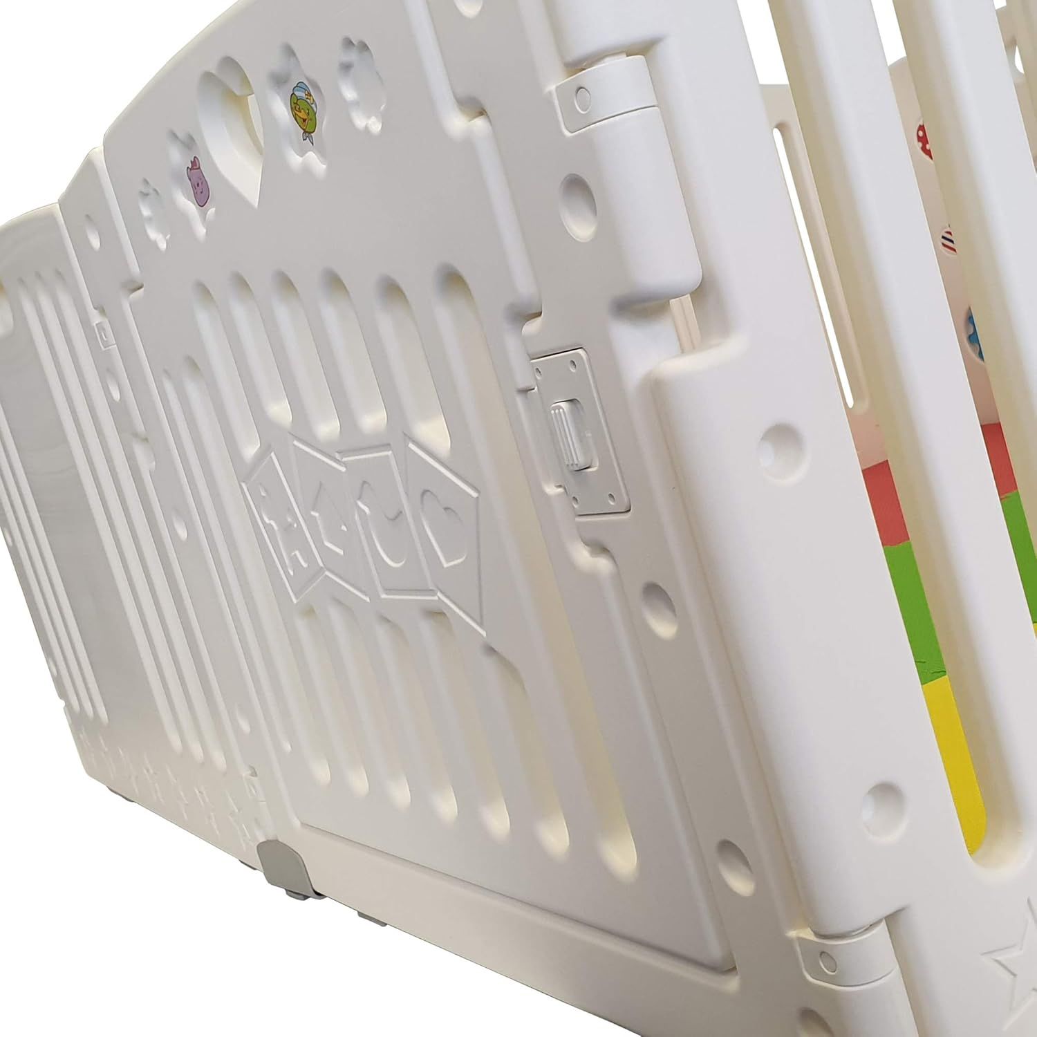 Baby Playpen | Multi-Award Winning, Easy Assemble, Customizable 8-Panel Play Pen with Play Mats, Activity Panel &amp; Gate