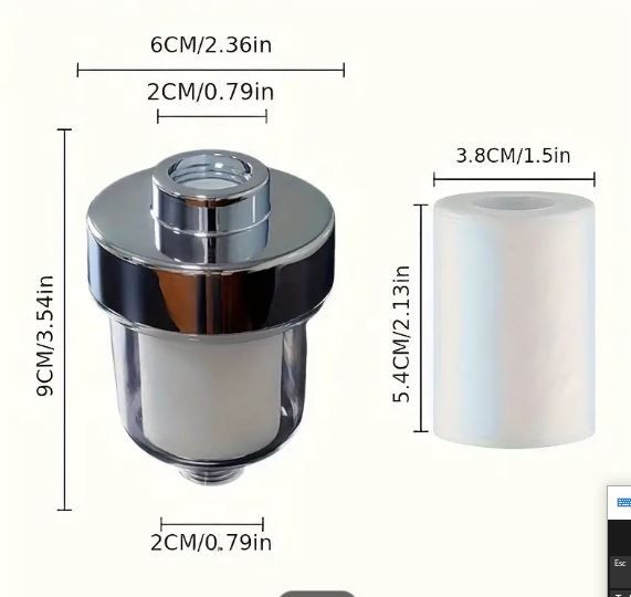 1pc High Output Water Purifier Kits, Universal Faucet Filter For Bathroom Shower, Household Front Filters PP-Cotton Element, Bathroom Accessories