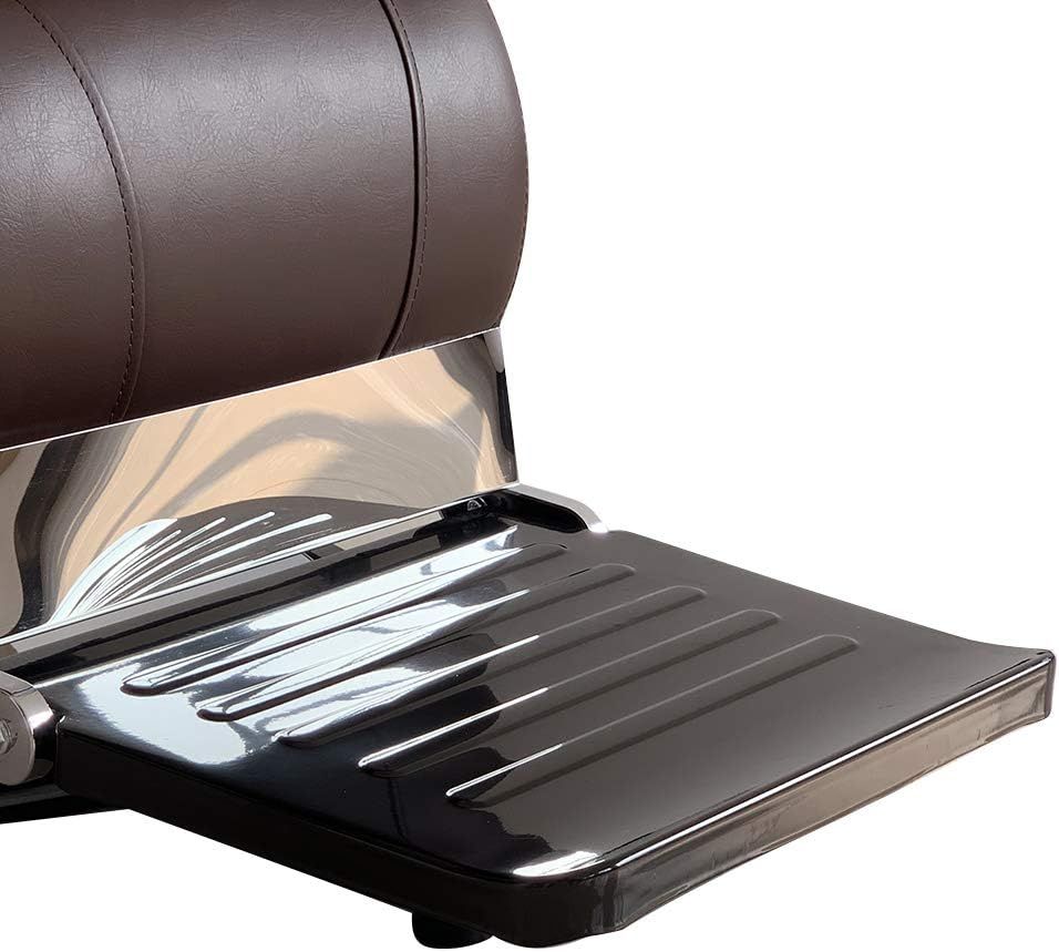 Professional Hairdressing Chair, High-Quality Faux Leather, Hydraulic Retractable