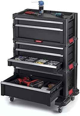 Keter, 238557, 7-drawer tool trolley, 60 x 38 x 83 cm [Energy class