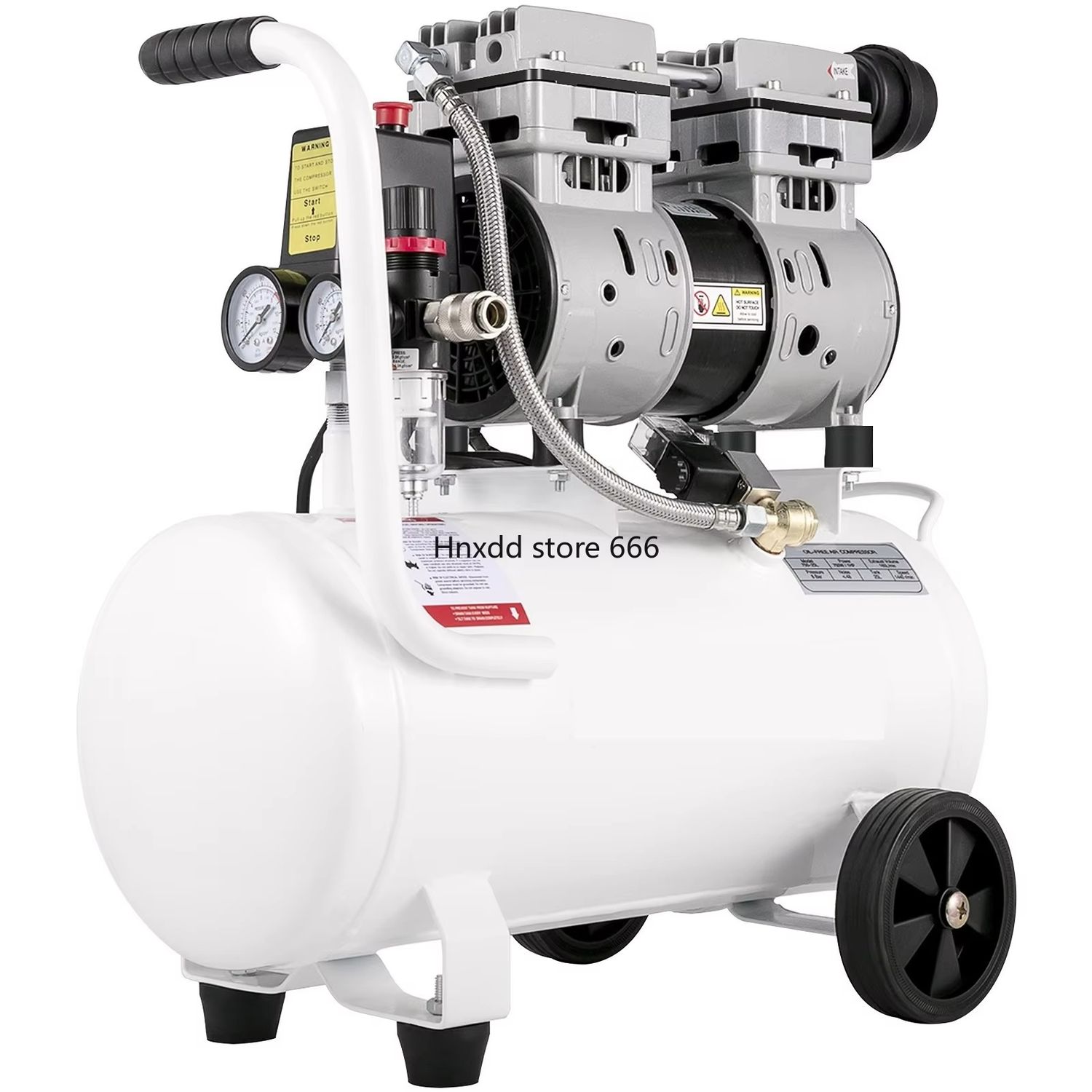 9L Silent Oil-Free Dental Medical Air Compressor - 550W Ultra-Quiet Precision Equipment for Clinics, Labs, and Medical Applications, Ensuring Reliable Performance and Clean Air Supply