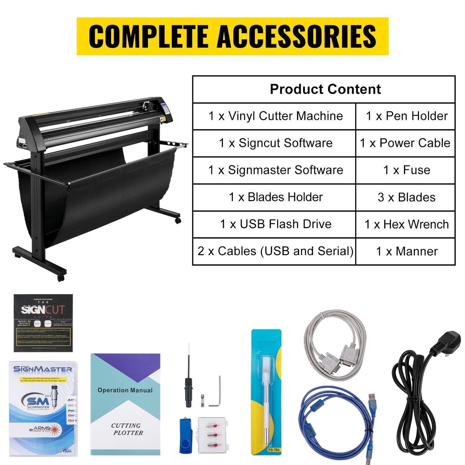 1350mm Vinyl Cutter with LED Guide Light – SignCut Label Maker &amp; Vinyl Plotter for Precision Cutting