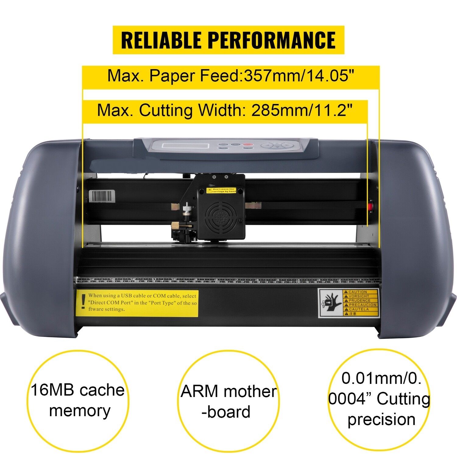 14-Inch Vinyl Cutting Plotter Printer – Adjustable Force and Speed for Precision Sign Making