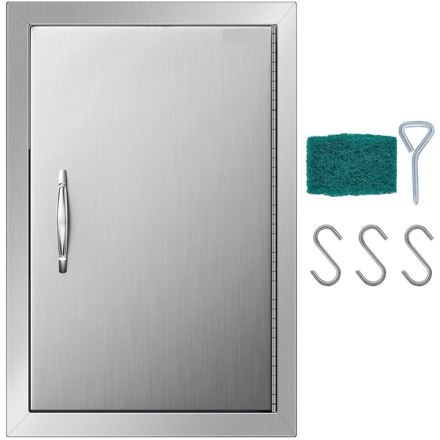 14x20&quot; Single-Walled Stainless Steel Island Access Door – Perfect for Kitchen and BBQ Applications