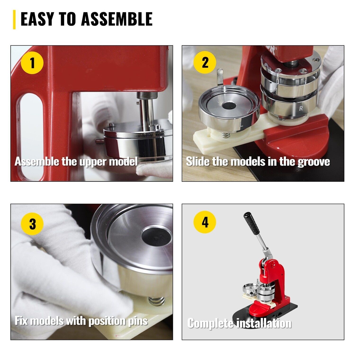 Round Button Mold for DIY Button Maker – Badge Punching Press Die for Custom Designs and Crafts