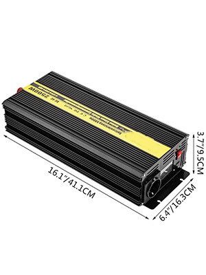 2500W &amp; 5000W Pure Sine Wave Power Inverter - DC 12V to AC 230V Converter for Home, RV, Off-Grid, and Solar Power Systems - High Efficiency and Reliable Performance for Your Energy Needs