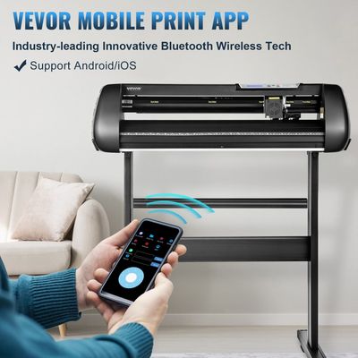 34-inch Cutting Plotter, Offline Cutting Machine Kit, Mobile Bluetooth, Vinyl Cutter Machine