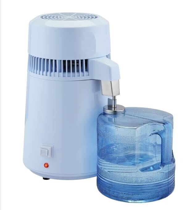4-Liter Stainless Steel Water Distiller Machine - Efficient Home Water Purification System for Safe and Clean Drinking Water