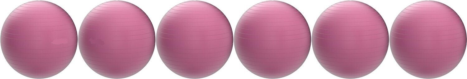 500 kg Load Capacity Anti-Burst Fitness Ball (48 cm - 75 cm) with Pump - Ideal for Yoga, Pilates, Balance Exercises, and Core Training