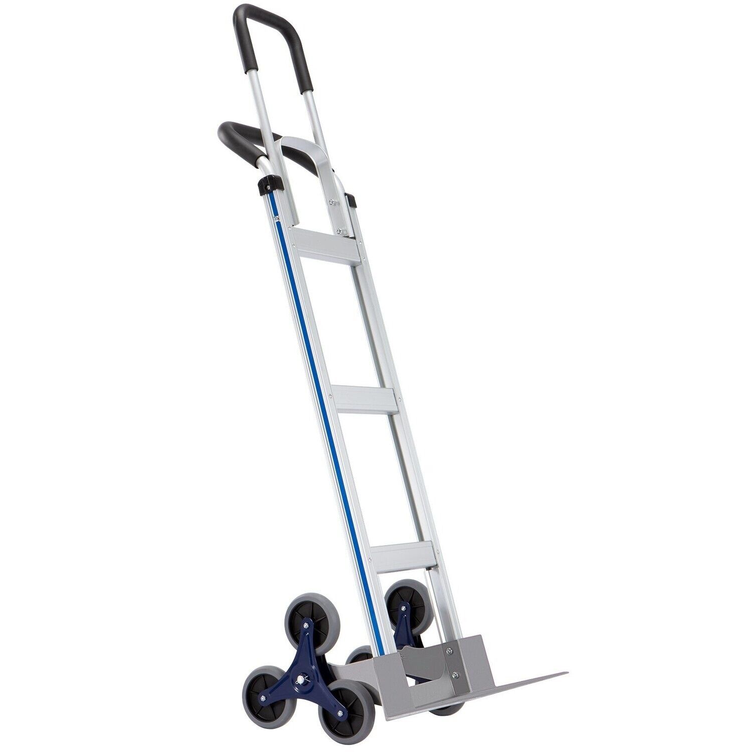 550 lbs Capacity 2-in-1 Aluminum Hand Truck with Stair Climber Feature and Dual Handles – Versatile for Easy Transport of Heavy Loads