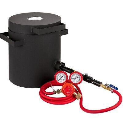 6KG High-Performance Propane Metal Melting Furnace with Premium Graphite Crucible - Ideal for Casting, Forging, and Metalworking