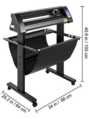 720mm Vinyl Cutter with LED Guide Light - Precision Tool for Signs and Labels, Ideal for Vinyl Cutting and Custom Designs