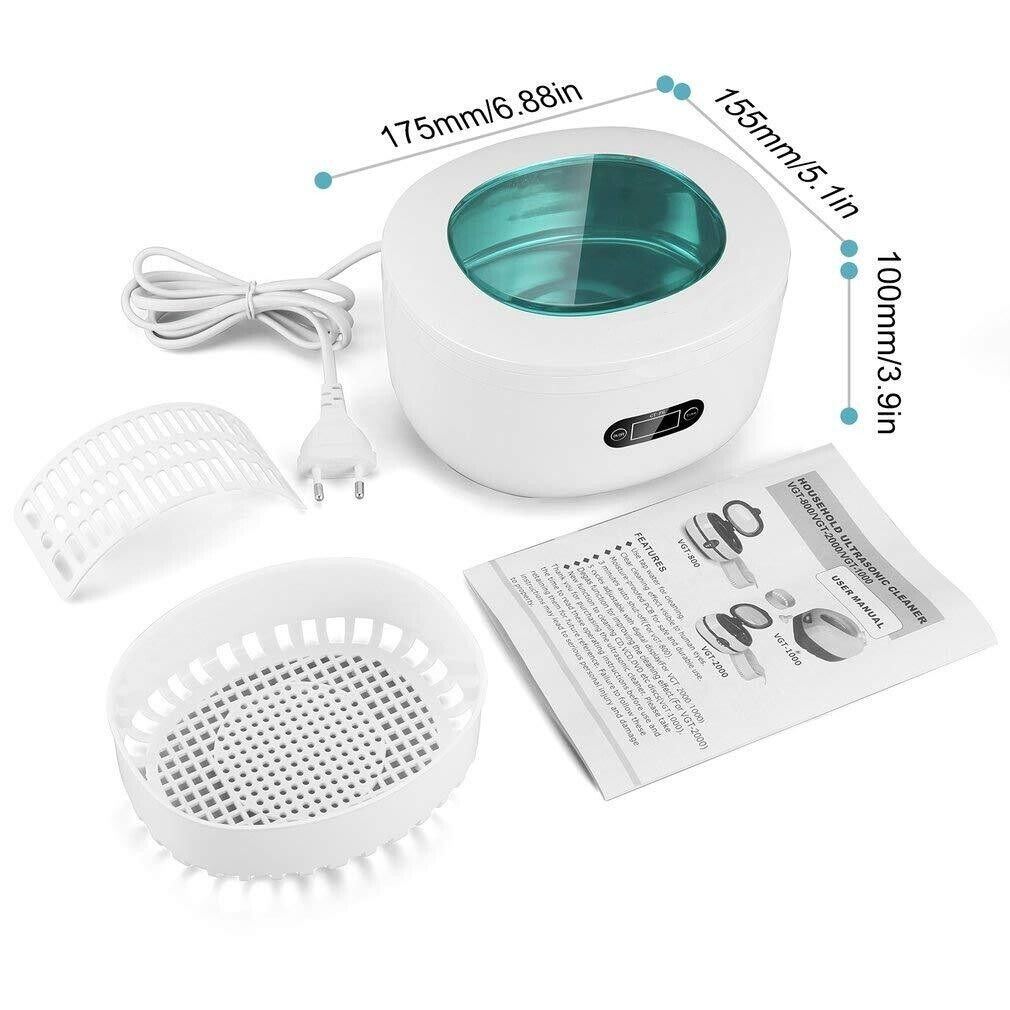 750ml Washing Machine Ultrasonic Cleaner - Compact and Effective Cleaner for Deep Cleaning and Maintenance of Washing Machines