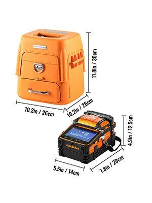 7800mAh 5S Splicing Machine AI-9 Optical Fiber Fusion Splicer - High-Performance Welding Machine for Precision Fiber Optic Splicing