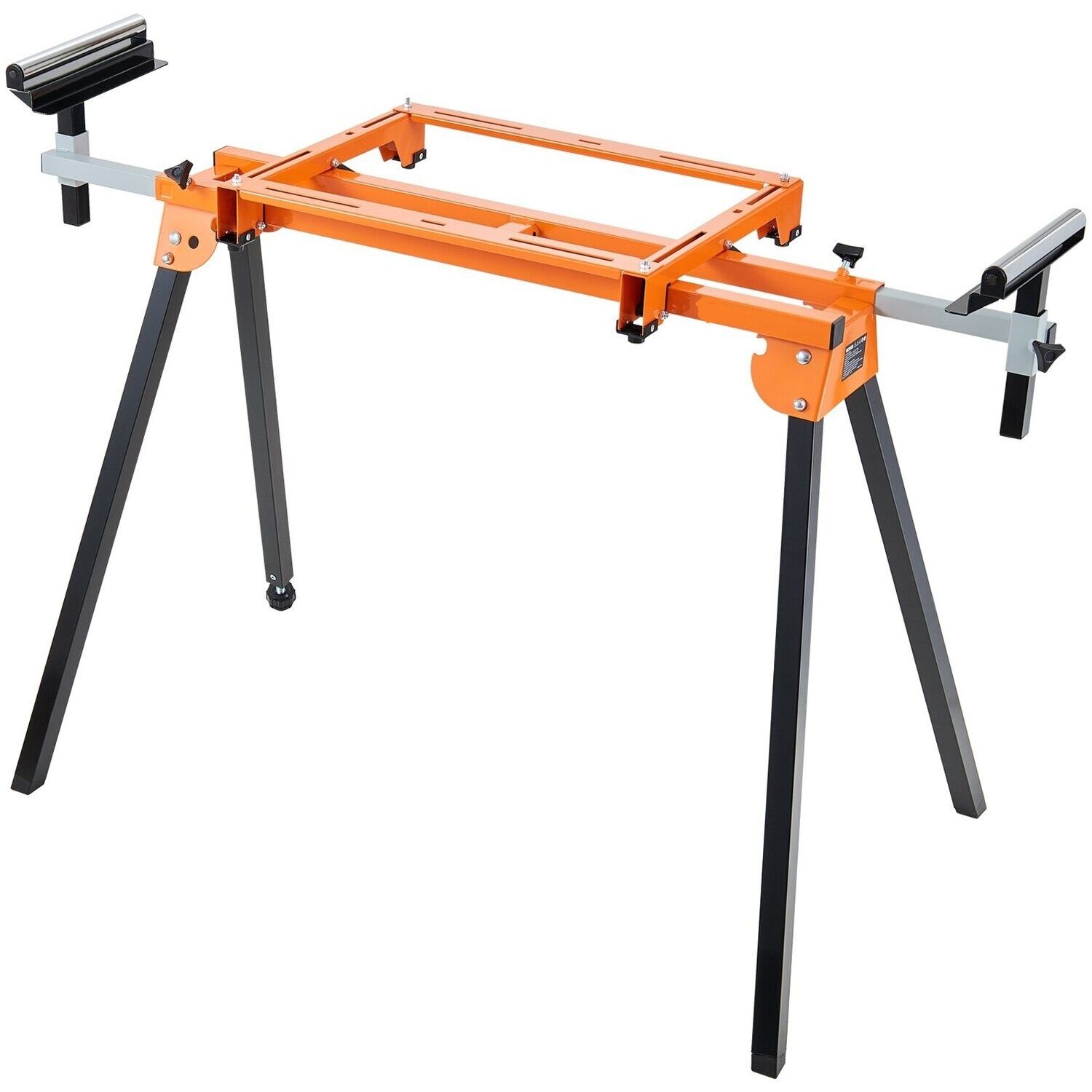 79in Miter Saw Stand with One-Piece Mounting Brackets and Sliding Rail - Heavy-Duty 330lbs Capacity for Stable and Efficient Cutting