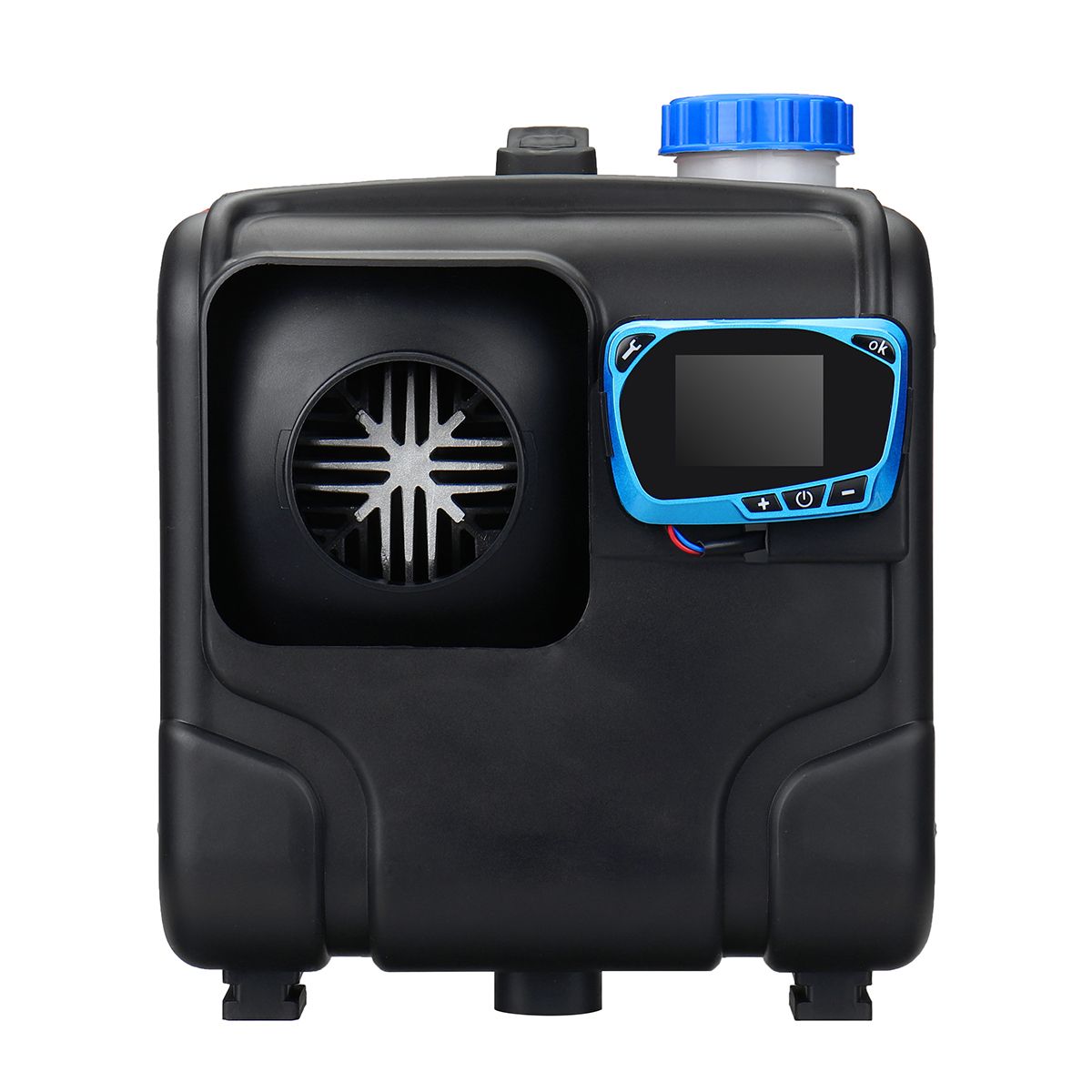 5-8KW 12V Air Diesel Heater with Remote Control and Silencer - Full Portable Kit for Powerful and Efficient Heating in Cars, Trucks, RVs, and Vans, Easy Installation and Durable Design