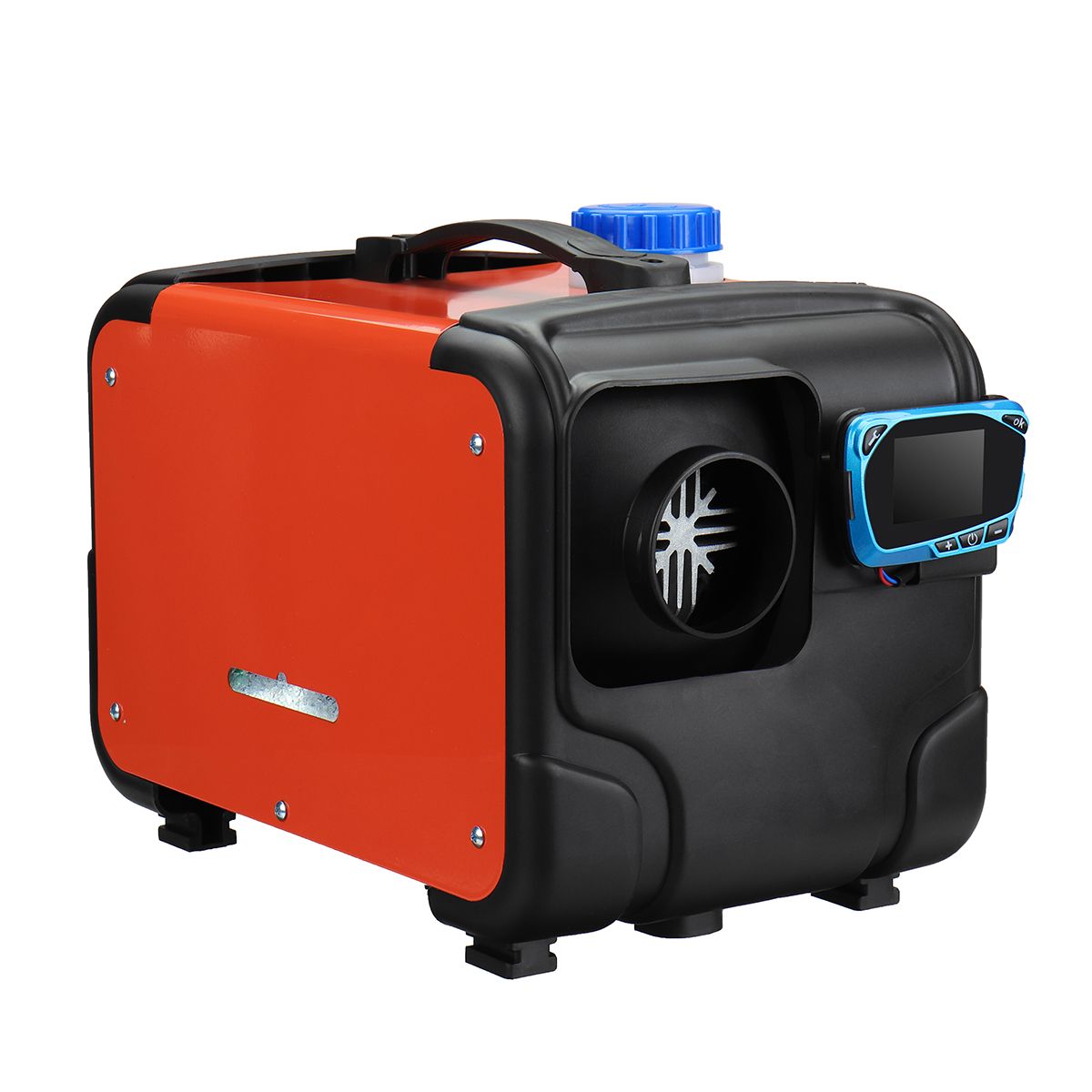 5-8KW 12V Air Diesel Heater with Remote Control and Silencer - Full Portable Kit for Powerful and Efficient Heating in Cars, Trucks, RVs, and Vans, Easy Installation and Durable Design