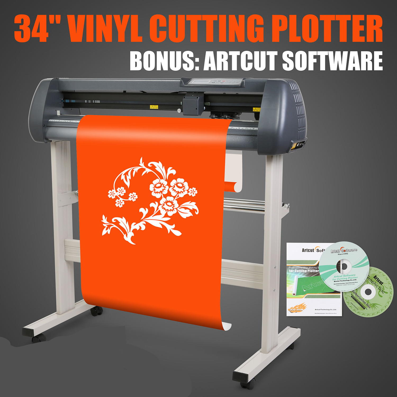 Vinyi Manual Cutting Machine 870mm 34 Inch Plotter for Vinyl, Fabric, and Precision Cutting