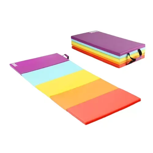 Gymnastic Bars with Gym Mat Padded Foam Balance Portable Gymnastic for Children Gym Training Equipment Home Training