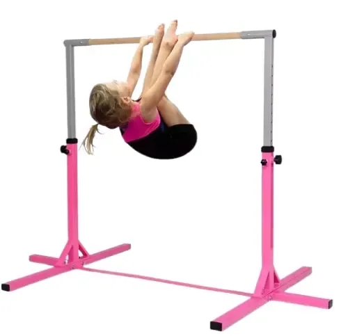Gymnastic Bars with Gym Mat Padded Foam Balance Portable Gymnastic for Children Gym Training Equipment Home Training