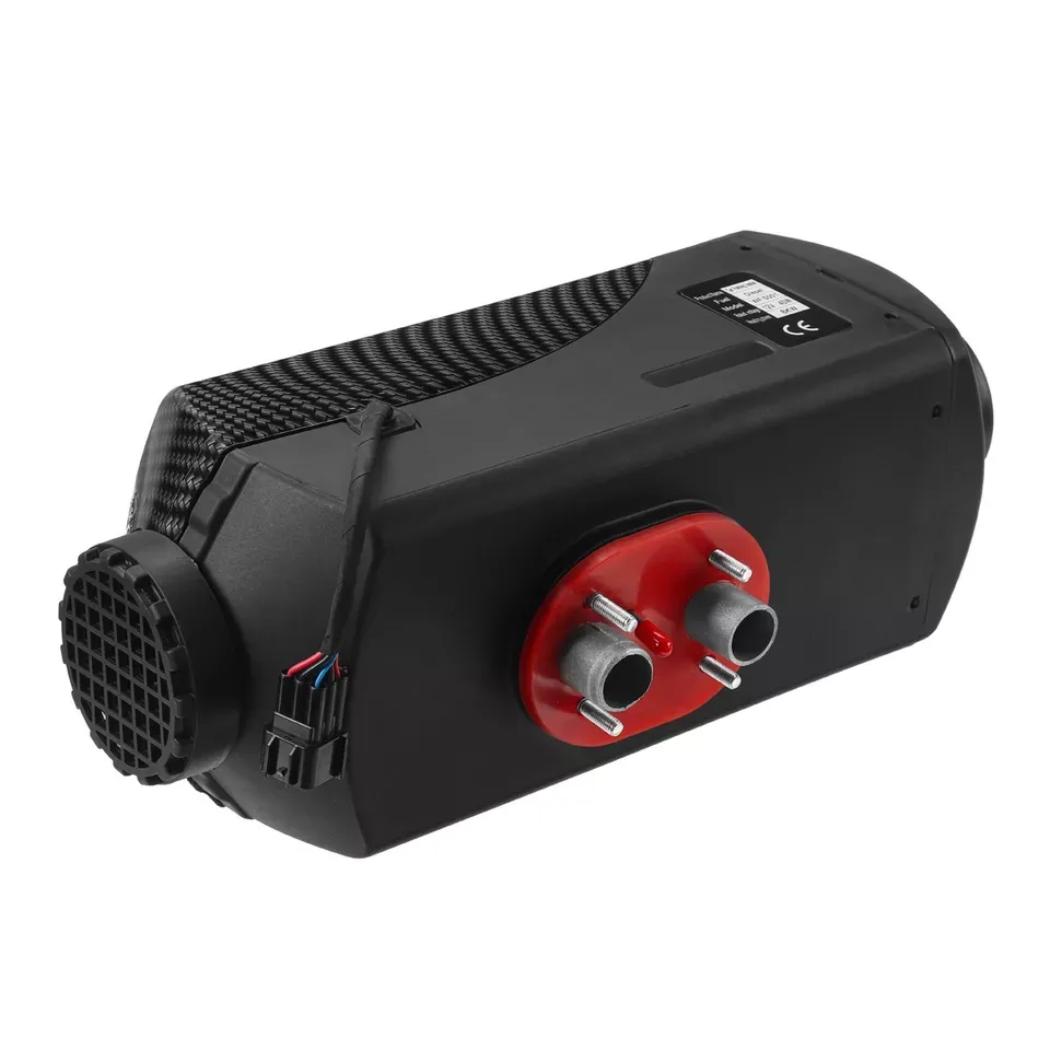 12V/24V/220V All-in-One Diesel Air Heater LCD For Caravan Houses Mobile Home Trucks Motor-home Boat Bus Room Garages Cars – Parking Heater with Silencer, LCD Display, and Remote Control